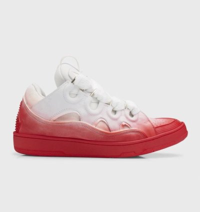 O1w1db11124 Curb Low-top Sneakers In White Red
