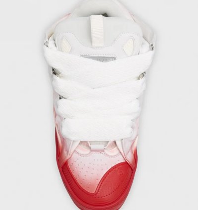 O1w1db11124 Curb Low-top Sneakers In White Red