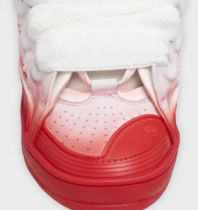 O1w1db11124 Curb Low-top Sneakers In White Red