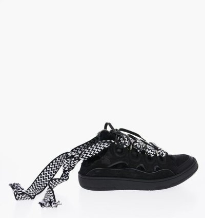 Padded Curb Leather Mules Sneakers