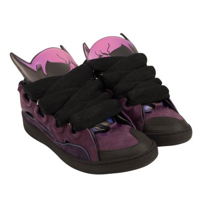 Purple Batman Curb Sneakers Size 10 43