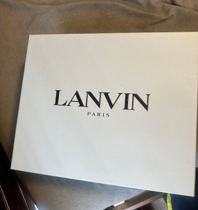 Ssense Lanvin Gray Curb Sneakers