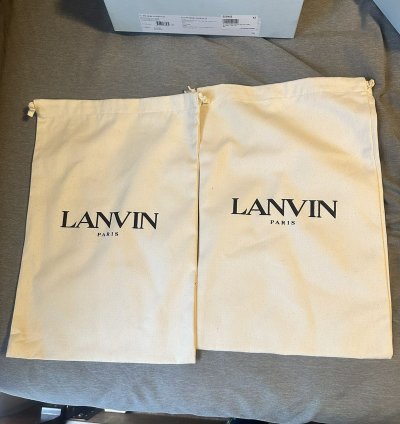 Ssense Lanvin Gray Curb Sneakers