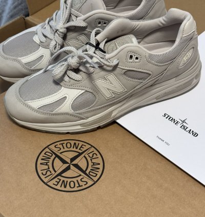 Stone Island New Balance Made In Uk 991 V2 Beige