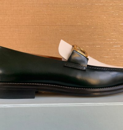 Swan Loafers In Dark Green