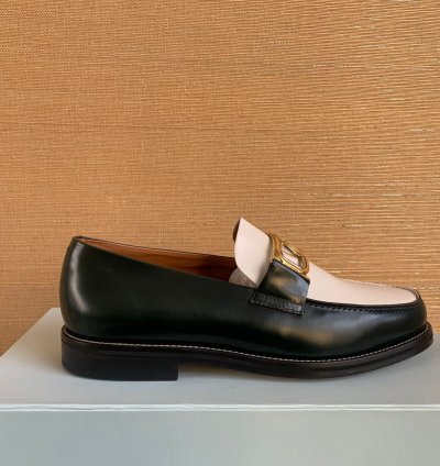 Swan Loafers In Dark Green