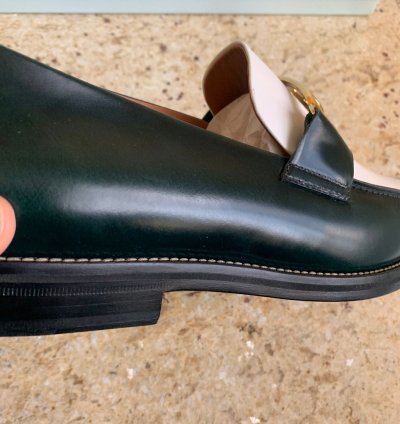Swan Loafers In Dark Green