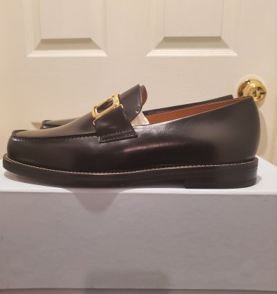 Swan Metallic-buckle Loafers - Unisex