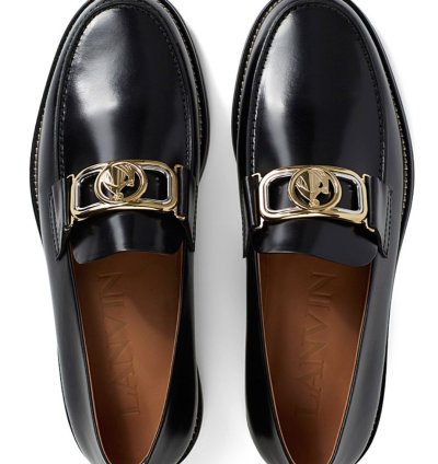 Swan Metallic-buckle Loafers - Unisex