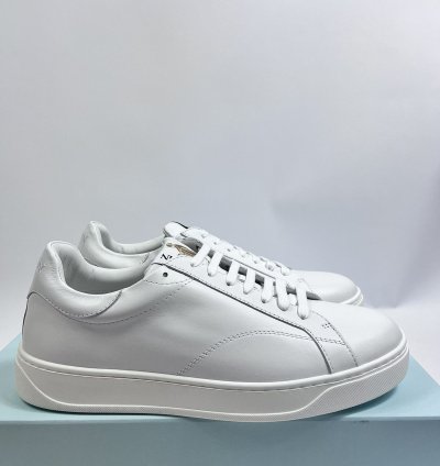 White Ddb0 Calf Leather Sneakers