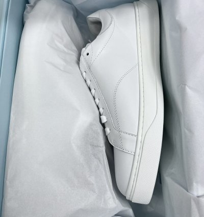 White Ddb0 Calf Leather Sneakers