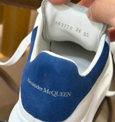 Alexander Mcqueen Oversized Worker Blue