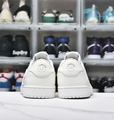 Air Jordan 1 Retro Low Og Sp Travis Scott Michael Rubin White Party