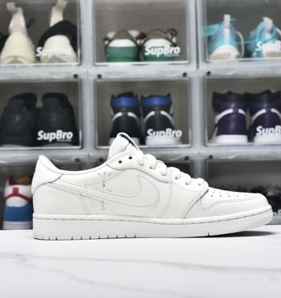 Air Jordan 1 Retro Low Og Sp Travis Scott Michael Rubin White Party