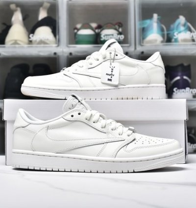 Air Jordan 1 Retro Low Og Sp Travis Scott Michael Rubin White Party