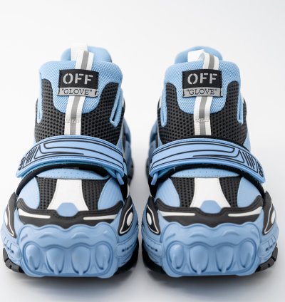 10 Us 43 Eu Off-white Glove Slip On Blue Black Sneakers