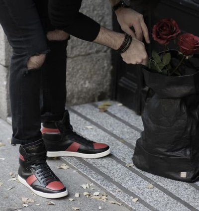15fw Bred Sl 10h Court Sneakers Sz44