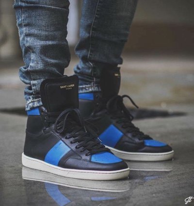 16ss Royal Blue Sl 10h Court Sneakers Sz41 41 5