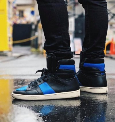 16ss Royal Blue Sl 10h Court Sneakers Sz41 41 5