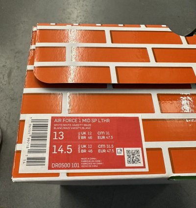 2023 Nike Air Force 1 Mid Sp Off-white Varsity Maize