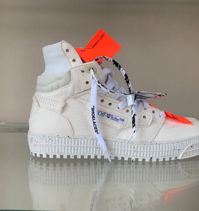 3 0 Off Court Eco Leather High Top In Off White