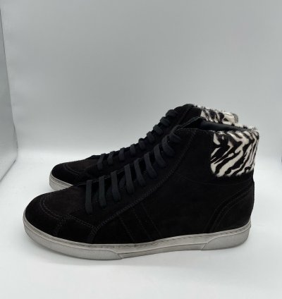 65 Off Saint Laurent Nubuck Hi Top Sneakers