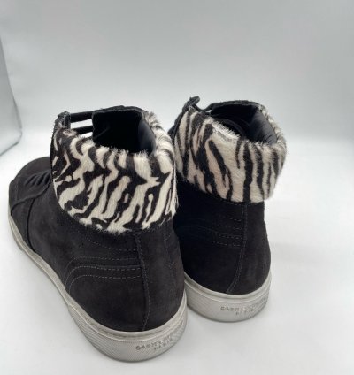 65 Off Saint Laurent Nubuck Hi Top Sneakers