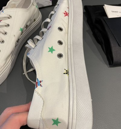 650new Limited Edition Runway Star Canvas Low Top Sneakers