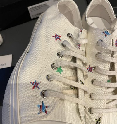 650new Limited Edition Runway Star Canvas Low Top Sneakers
