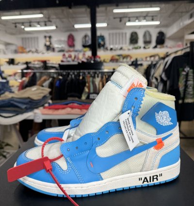 Air Jordan 1 Off-white University Blue