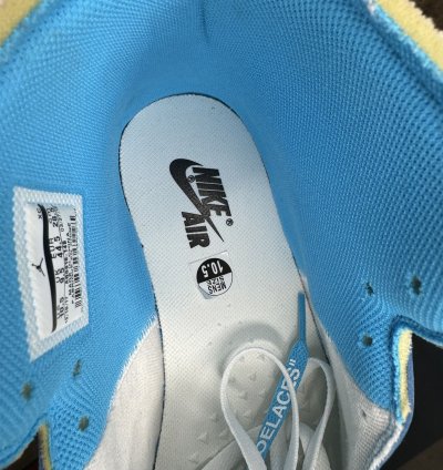 Air Jordan 1 Off-white University Blue