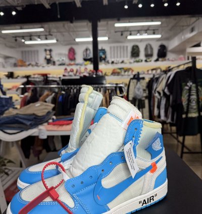 Air Jordan 1 Off-white University Blue
