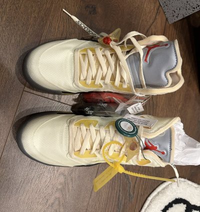 Air Jordan 5 Off White Sail