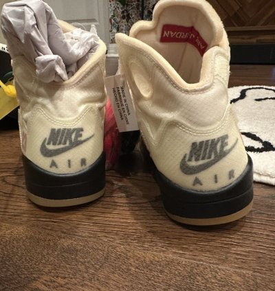 Air Jordan 5 Off White Sail