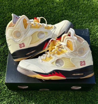 Air Jordan 5 Off-white Sail