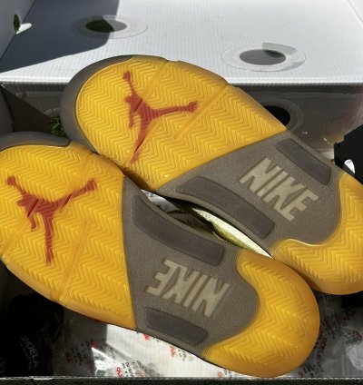 Air Jordan 5 Off-white Sail