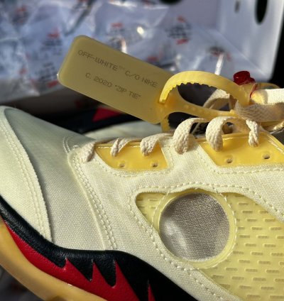 Air Jordan 5 Off-white Sail