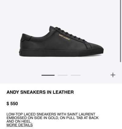 Andy Low Top Sneakers In Leather
