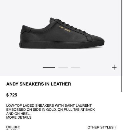 Andy Low-top Sneakers In Leather
