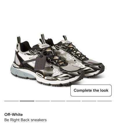Be Right Back Sneaker Light Grey Black