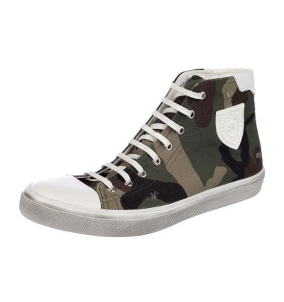 Bedford Camouflage Hi Tops Size 44 Nib