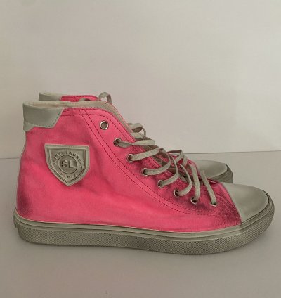 Bedford Hi Tops In Pink Suede Size 43 5