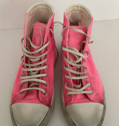 Bedford Hi Tops In Pink Suede Size 43 5