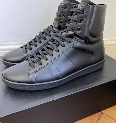 Black Leather Sl01h Classic Sz Eu42 5