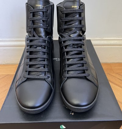 Black Leather Sl01h Classic Sz Eu42 5