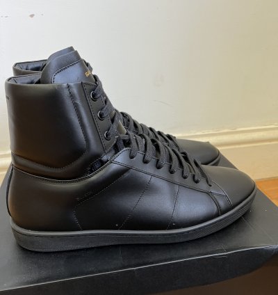 Black Leather Sl01h Classic Sz Eu42 5