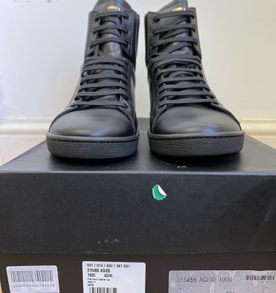 Black Leather Sl01h Classic Sz Eu42 5