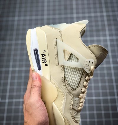 Jordan 4 Retro Off-white Sail