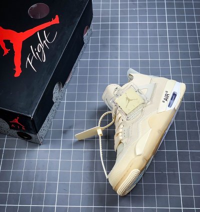 Jordan 4 Retro Off-white Sail