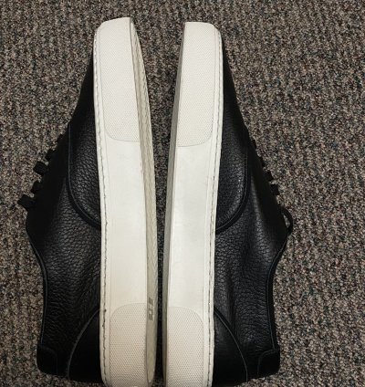 Black Leather Venice Sneaker